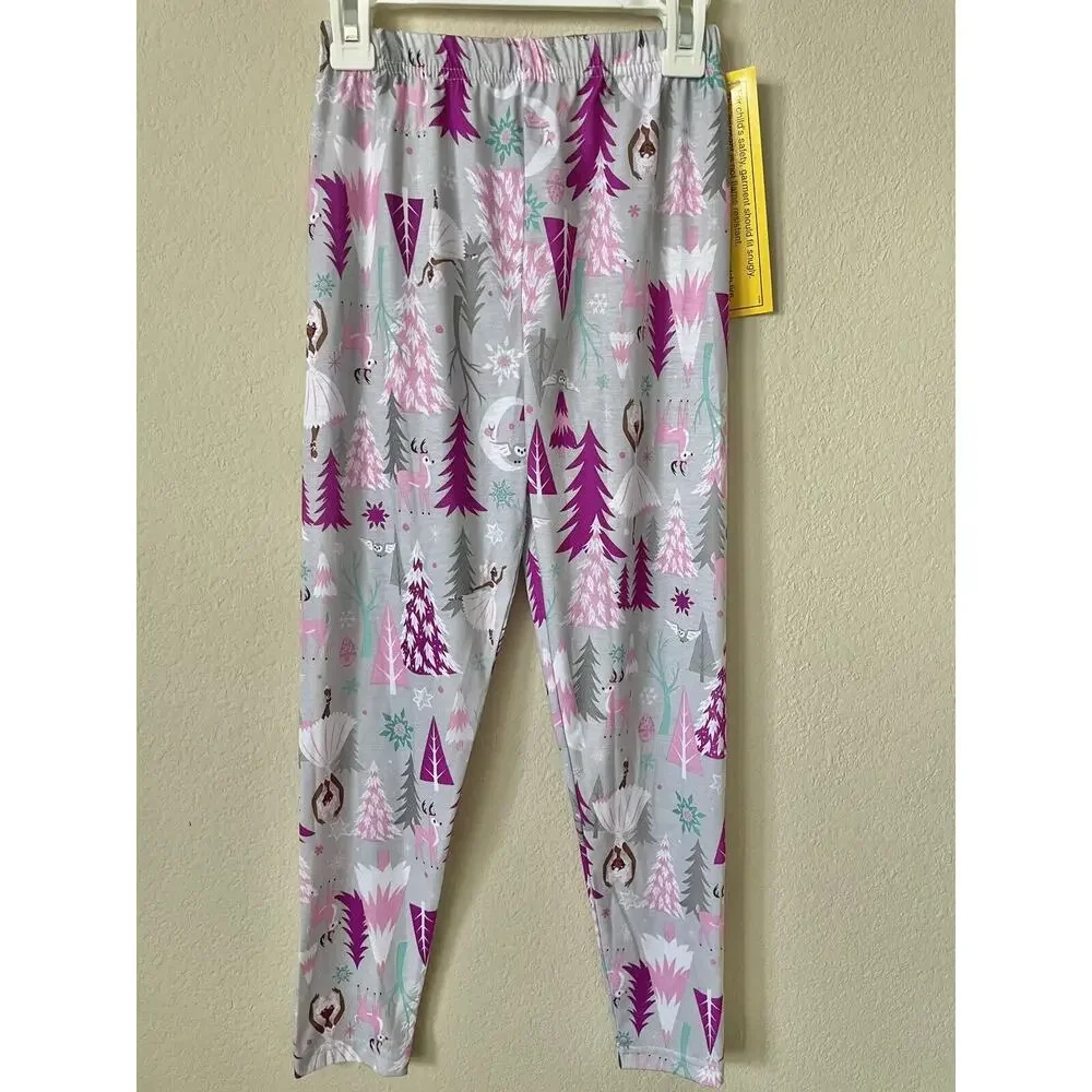 Disney The Nutcracker And The Four Realms Long Sleeve Top Pant Pajama Set Size 8
